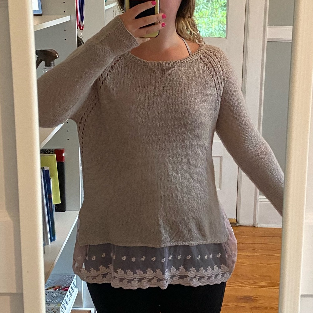 Frenchi brown sweater